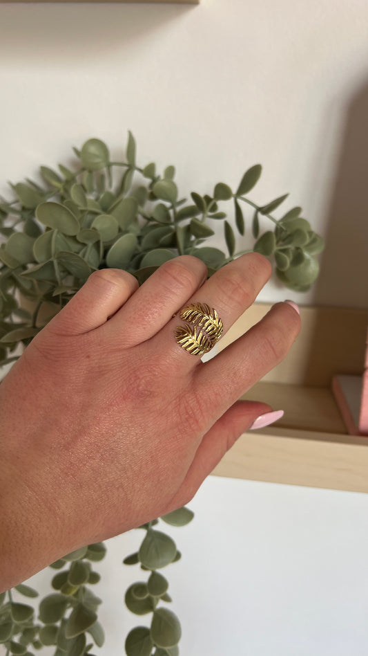 Anillo Hoja
