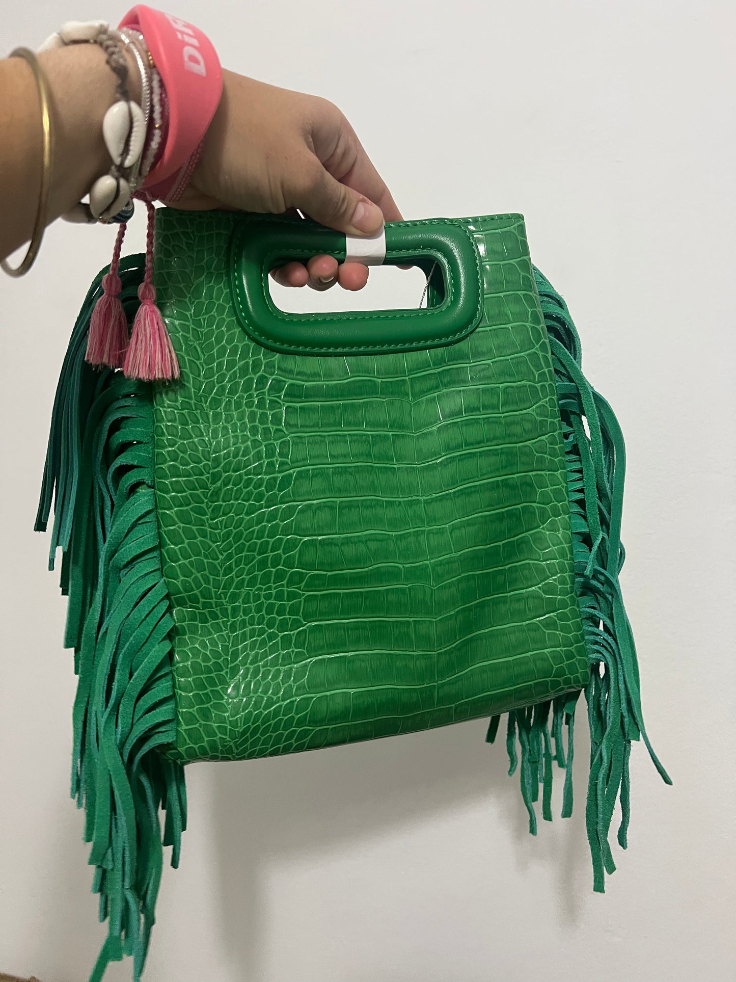 Bolso Flecos relieve