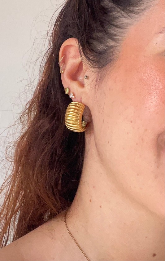 Aros Stripes Earrings