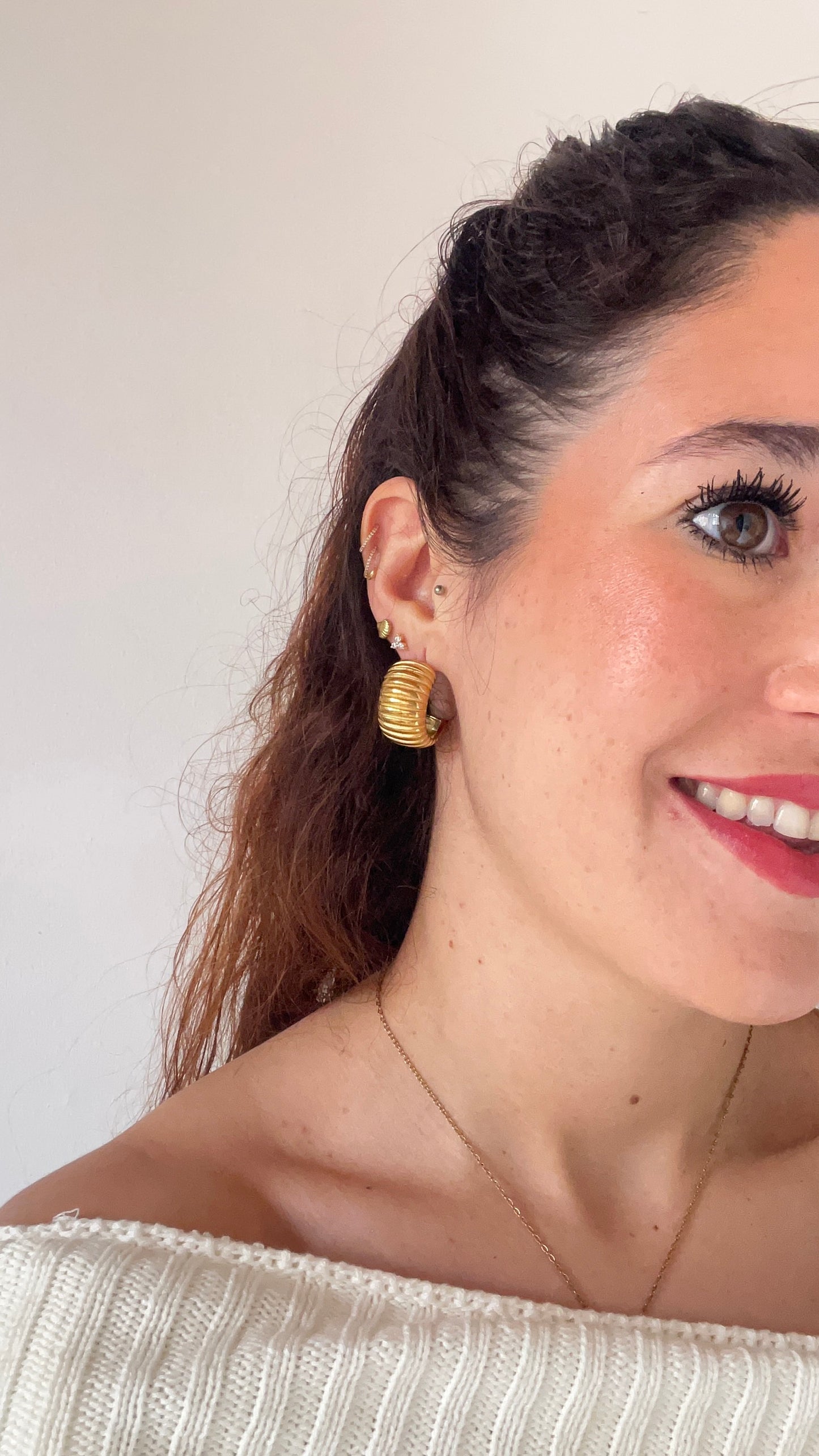 Aros Stripes Earrings